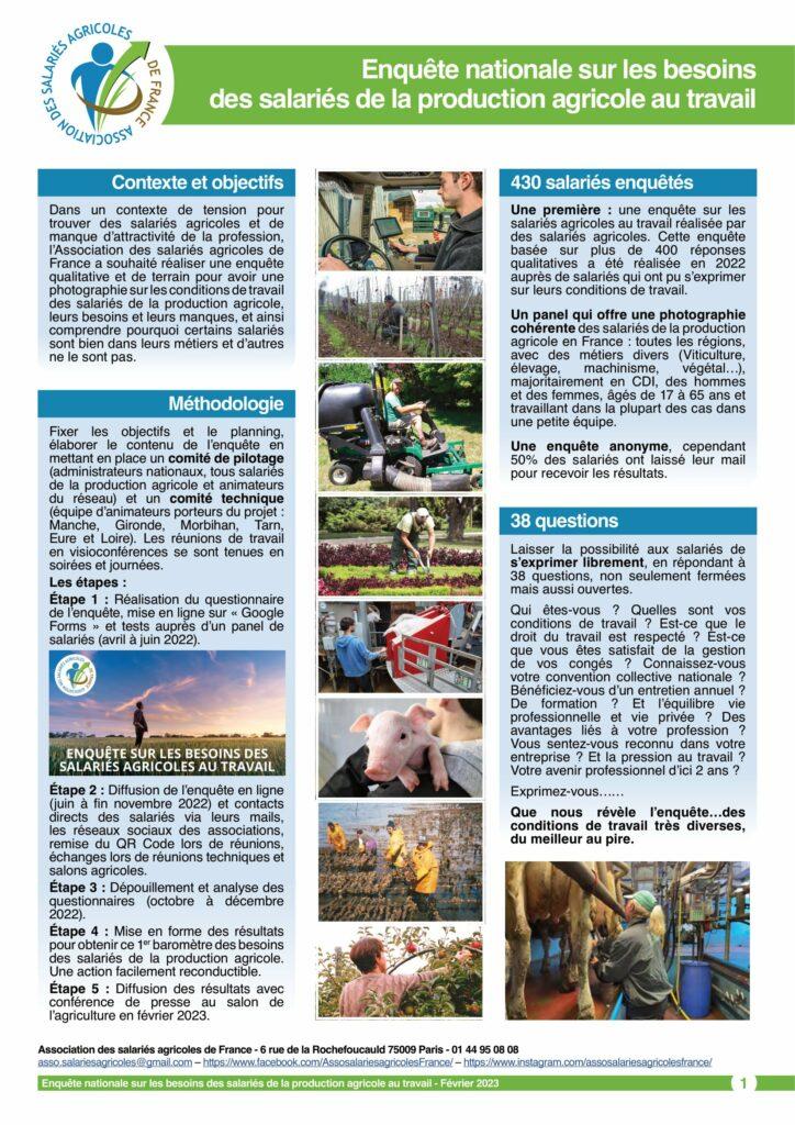 RESULTATS ENQUETE BESOIN SALARIES AGRICOLES 2023 4 PAGES WEB 2 1 - Salariés agricoles du Tarn