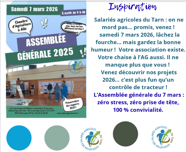 PostAG2025 - Salariés agricoles du Tarn