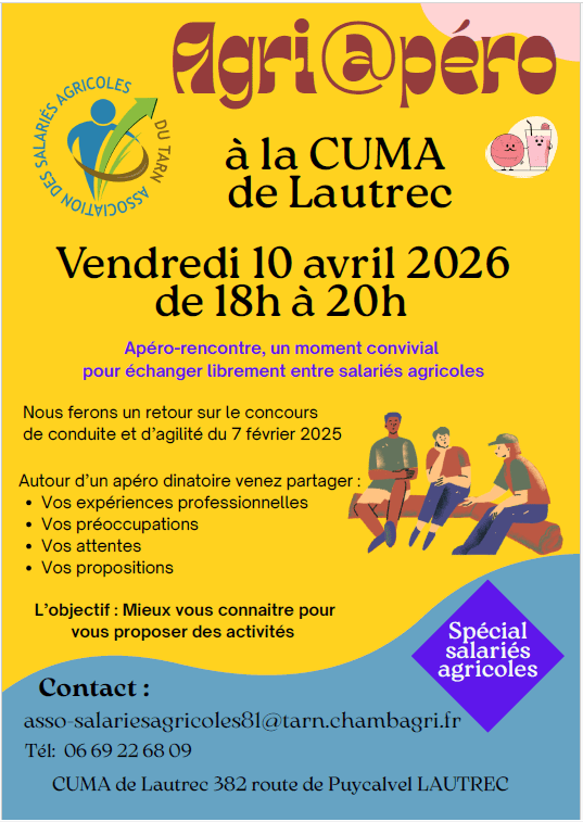 AfficheAgri@pero2026 - Salariés agricoles du Tarn